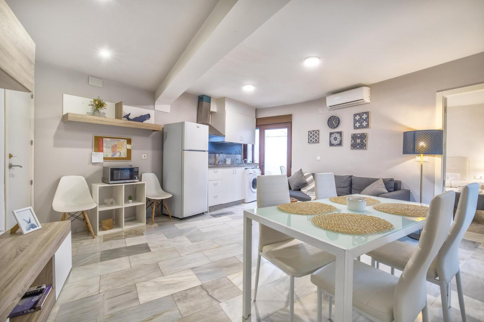 Encanto En La Juderia: Apartamento Con Patio Córdova Exterior foto